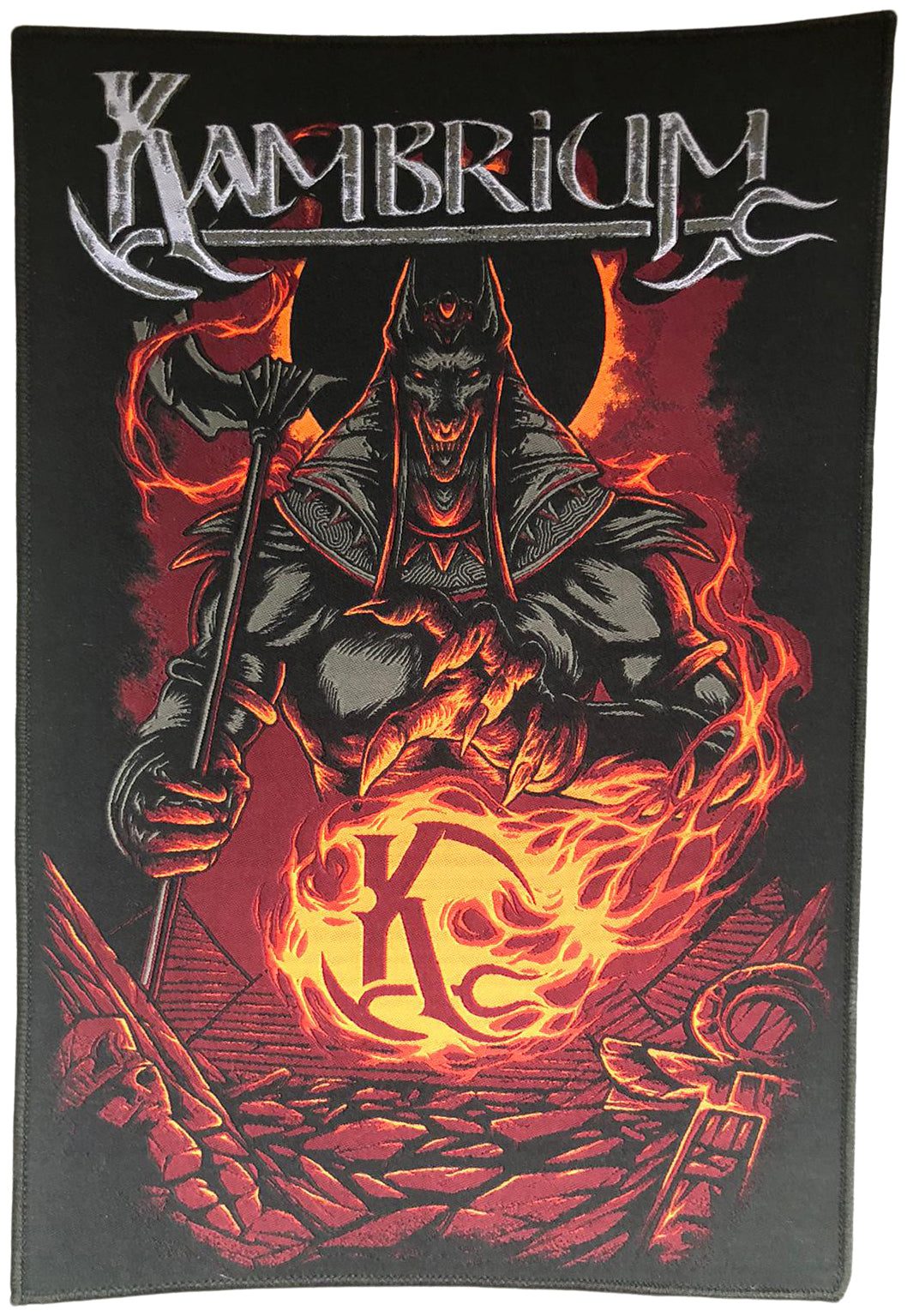 KAMBRIUM - Anubis ( Woven ) - 29,1 x 19,7 cm - Backpatch