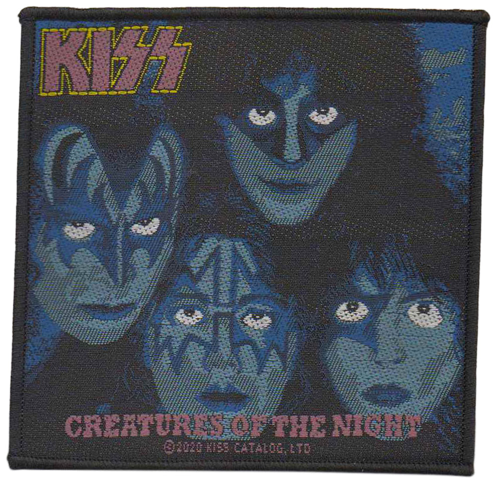 KISS - Creatures Of The Night - 10,1 x 10,1 cm - Patch