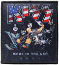 KISS - Made In The USA Printed - 10,6 x 9,6 cm - Patch