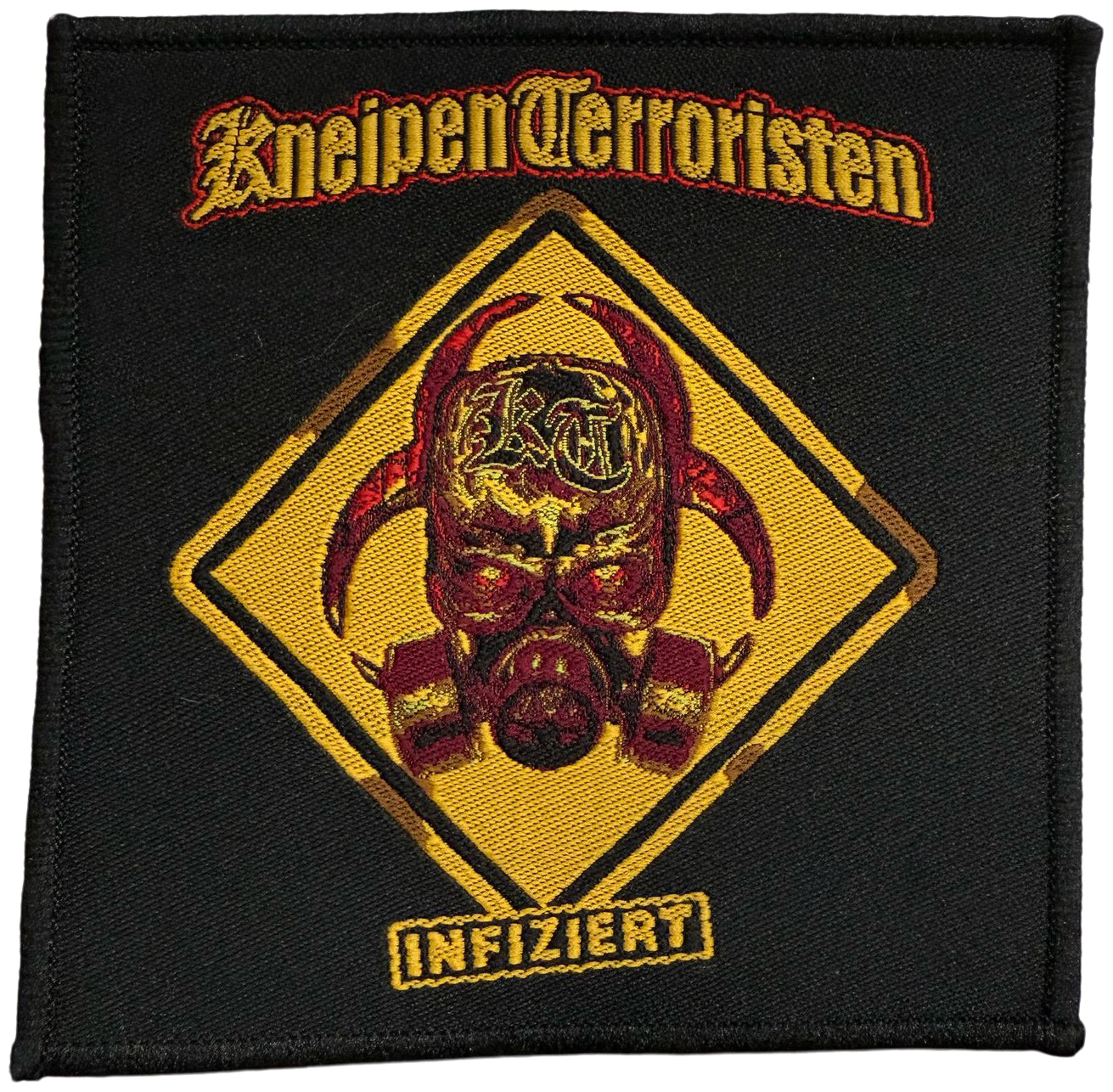 KNEIPENTERRORISTEN - Infiziert - 9,8 x 9,8 cm - Patch