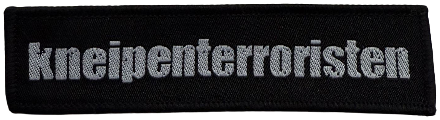 KNEIPENTERRORISTEN - Logo - 3,2 x 12 cm - Patch