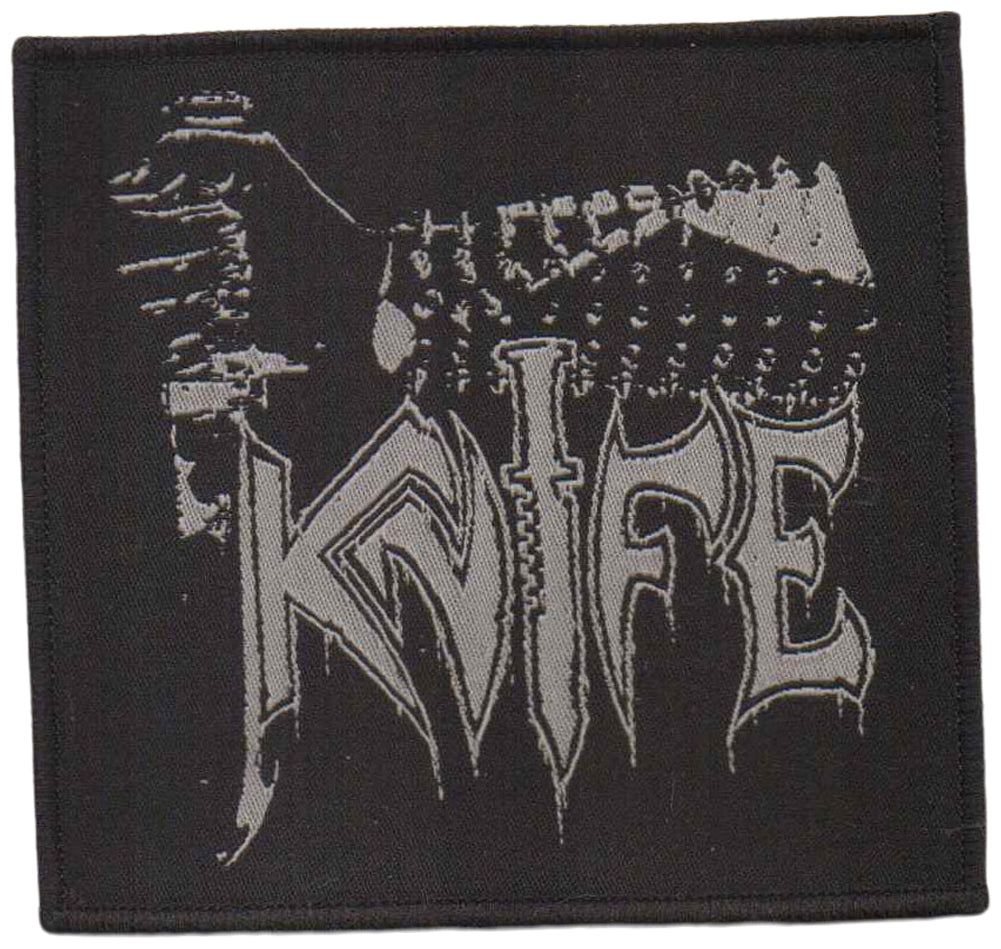 KNIFE - Square - 10,5 x 9,4 cm - Patch