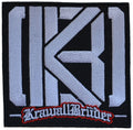 KRAWALLBRÜDER - Logo Neu - 8,7 x 8,7 cm - Patch