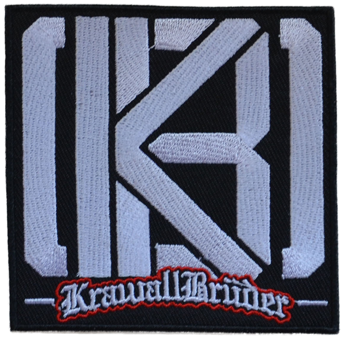 KRAWALLBRÜDER - Logo Neu - 8,7 x 8,7 cm - Patch
