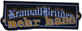 KRAWALLBRÜDER - Logo mehr Hass - 12,5 x 5 cm - Patch