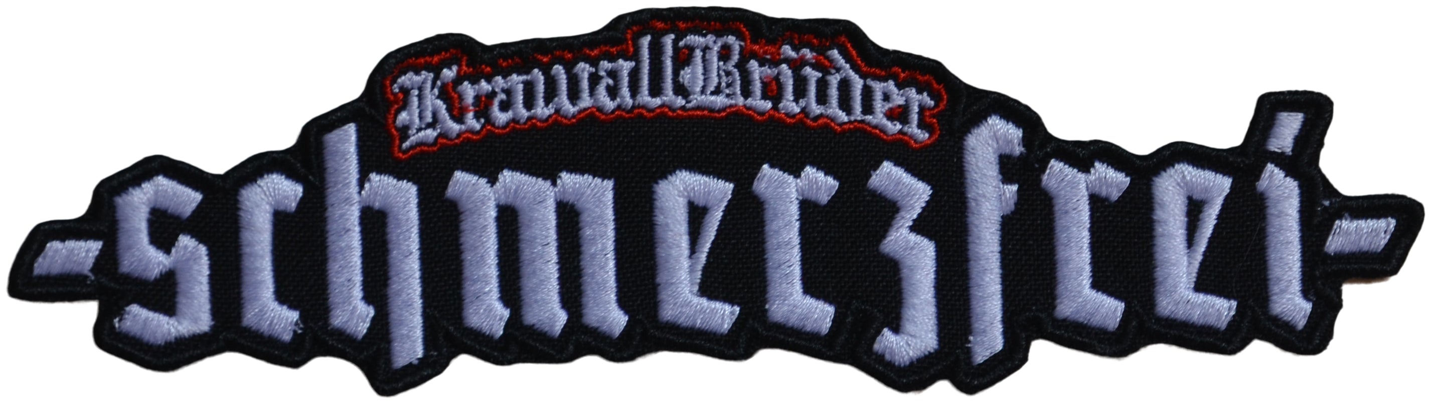 KRAWALLBRÜDER - Schmerzfrei - 16,2 x 5 cm - Patch