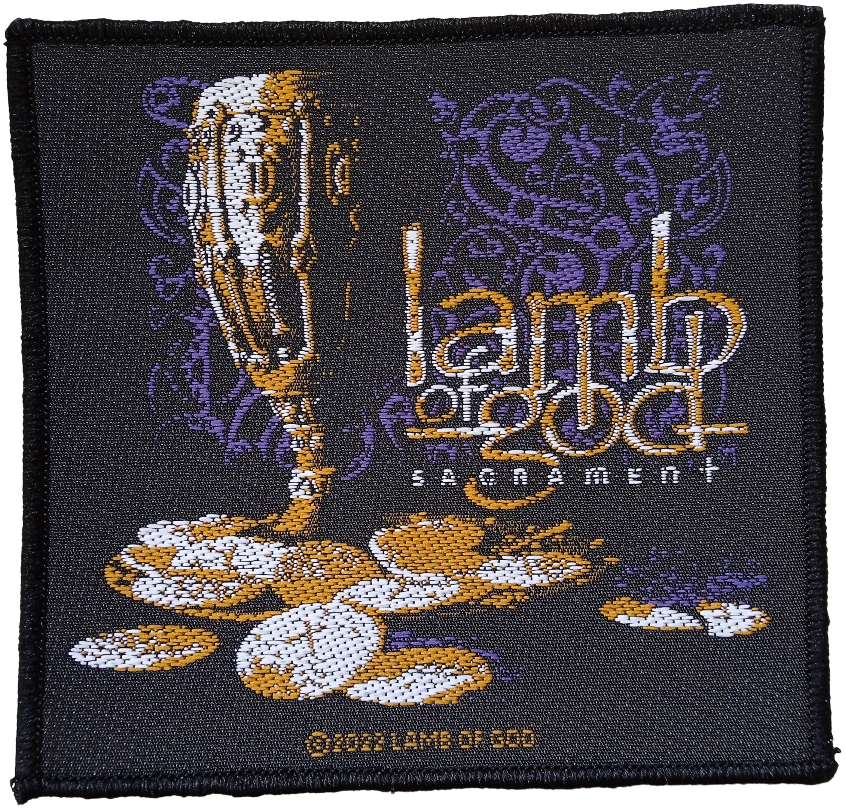 LAMB OF GOD - Sacrament - 9,5 x 9,9 cm - Patch