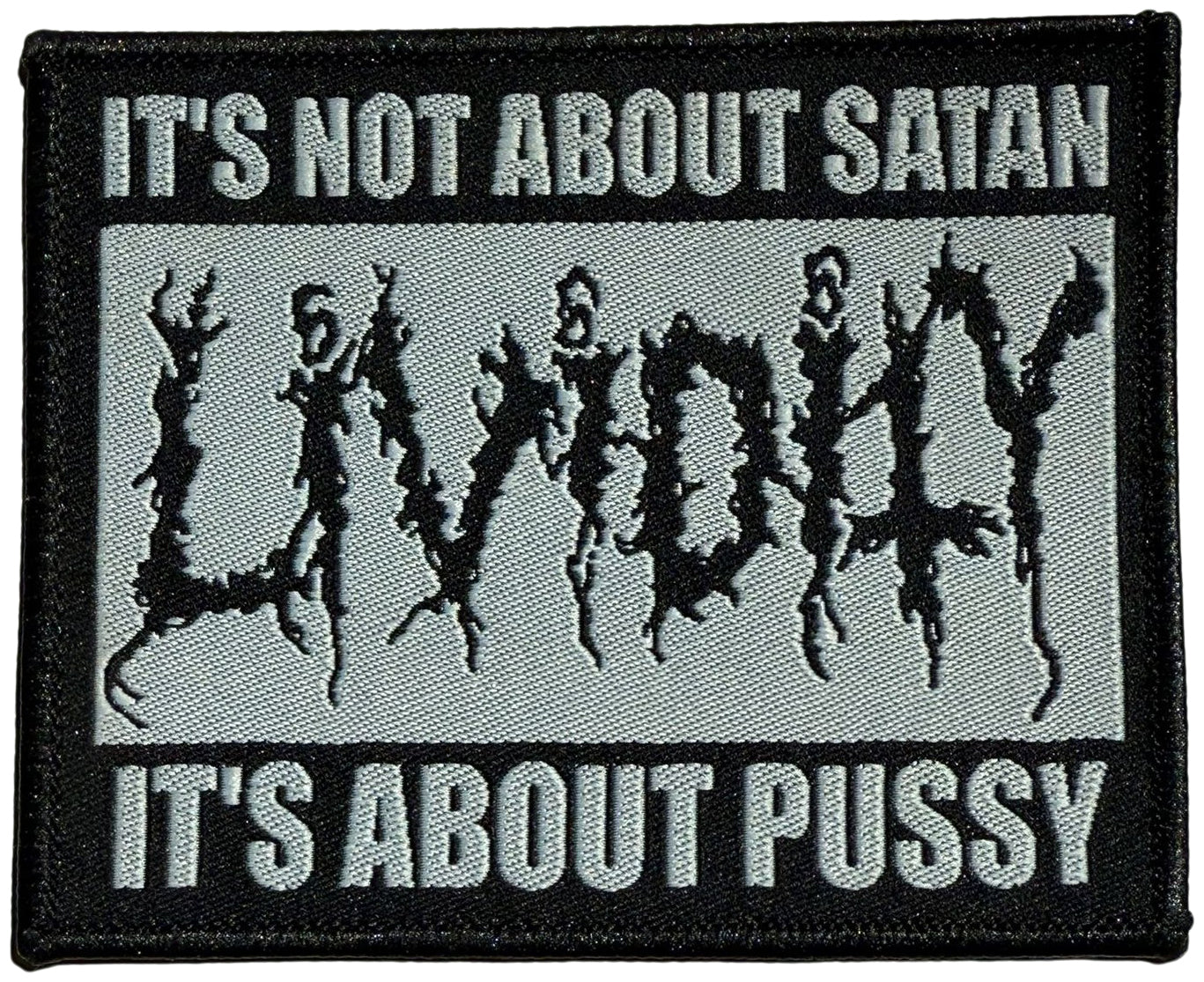 LIVIDITY - It's Not About Satan It's About Pussy - 7,9 x 9,8 cm - Patch