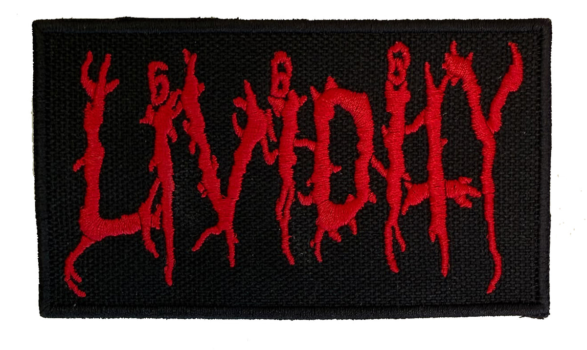 LIVIDITY - Red Logo - 5,8 x 9,9 cm - Patch