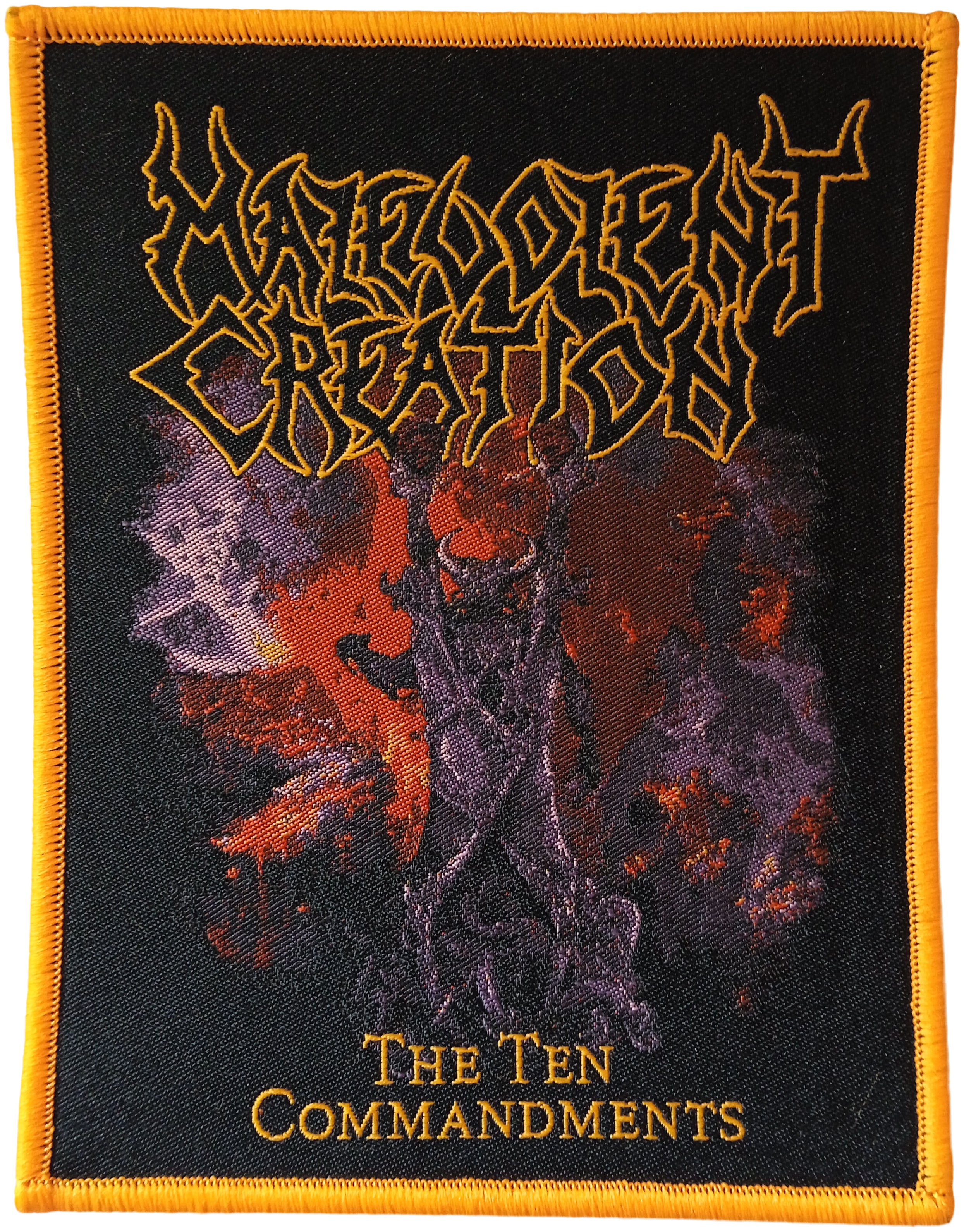 MALEVOLENT CREATION - The Ten Commandments - 9 x 11,4 cm - Patch