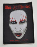 MARILYN MANSON - Face 10 x 7,3 cm - Patch