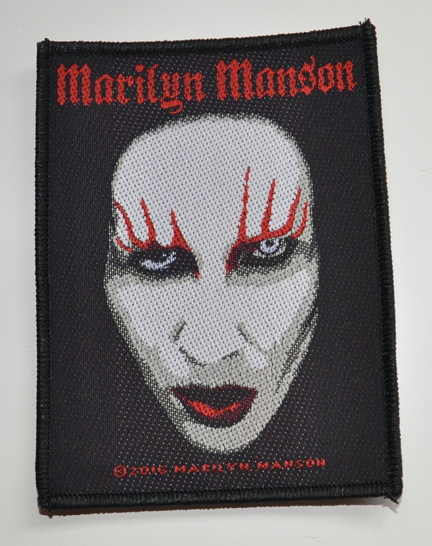 MARILYN MANSON - Face 10 x 7,3 cm - Patch
