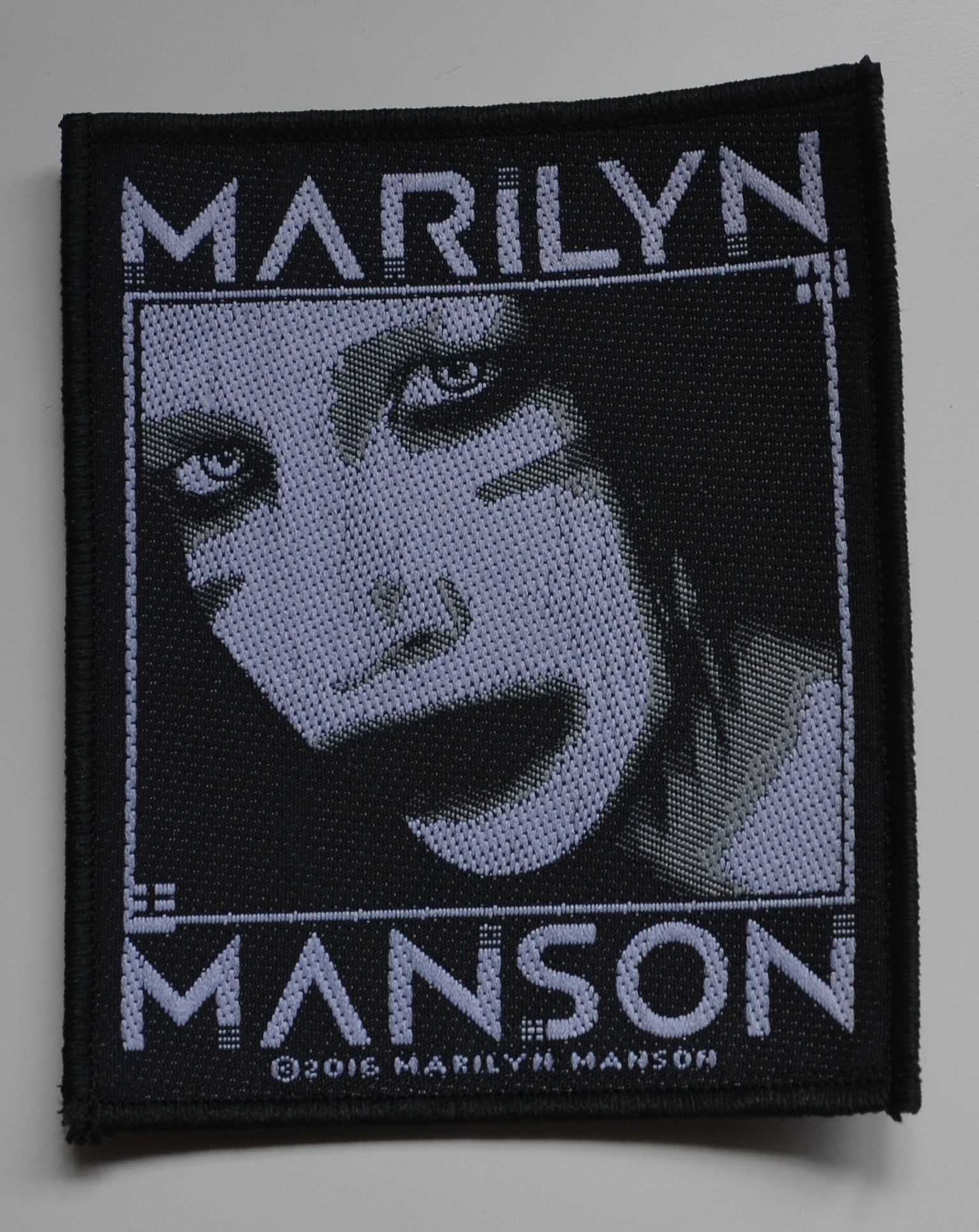 MARILYN MANSON - Villain 9,9 x 8,2 cm - Patch