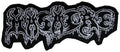 MASACRE - Logo - 4,9 x 11,9 cm ( White Logo ) - Patch