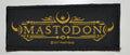 MASTODON - Logo - 10,2 cm x 4,2 cm - Patch