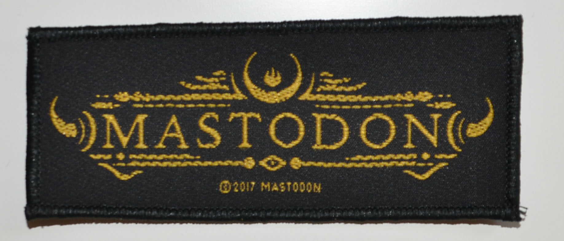 MASTODON - Logo - 10,2 cm x 4,2 cm - Patch
