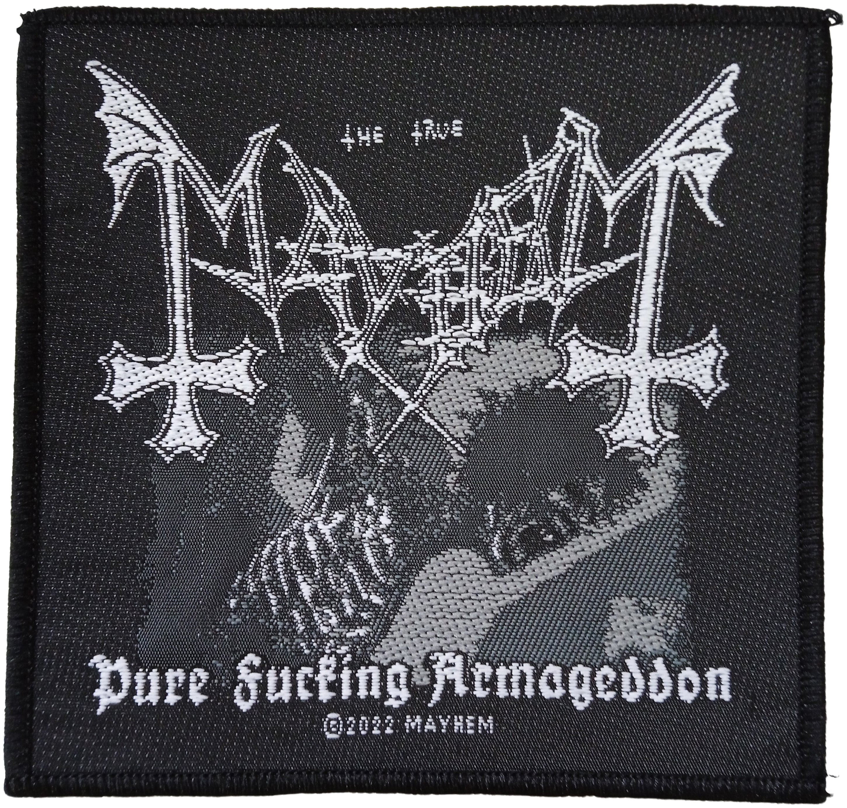 MAYHEM - Pure Fucking Armageddon - 9,7 x 9,9 cm - Patch