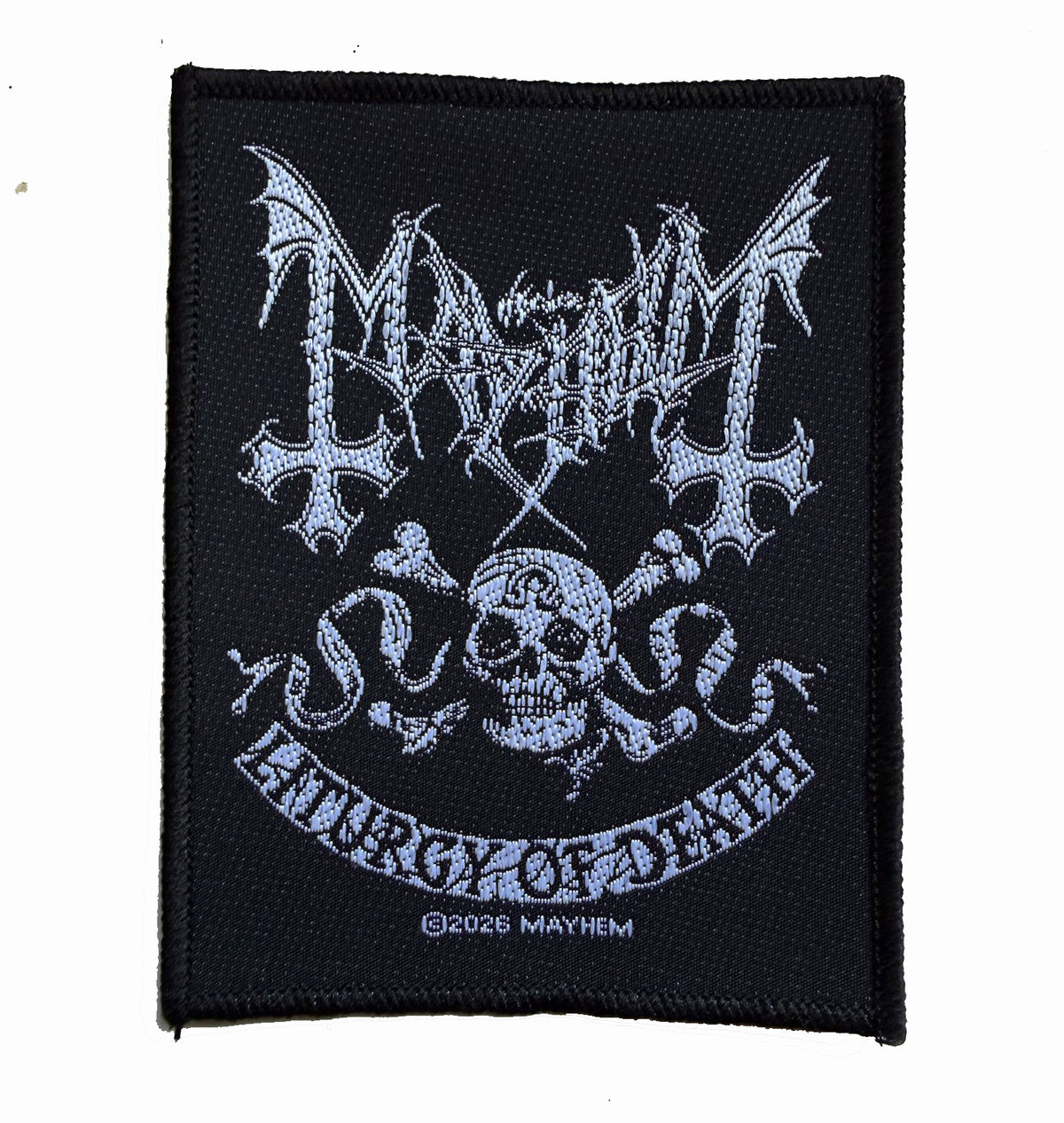 MAYHEM - Skull Omega - 10,2 x 8 cm - Patch