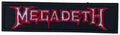 MEGADETH - Logo Outline - 2,1 x 8 cm - Patch