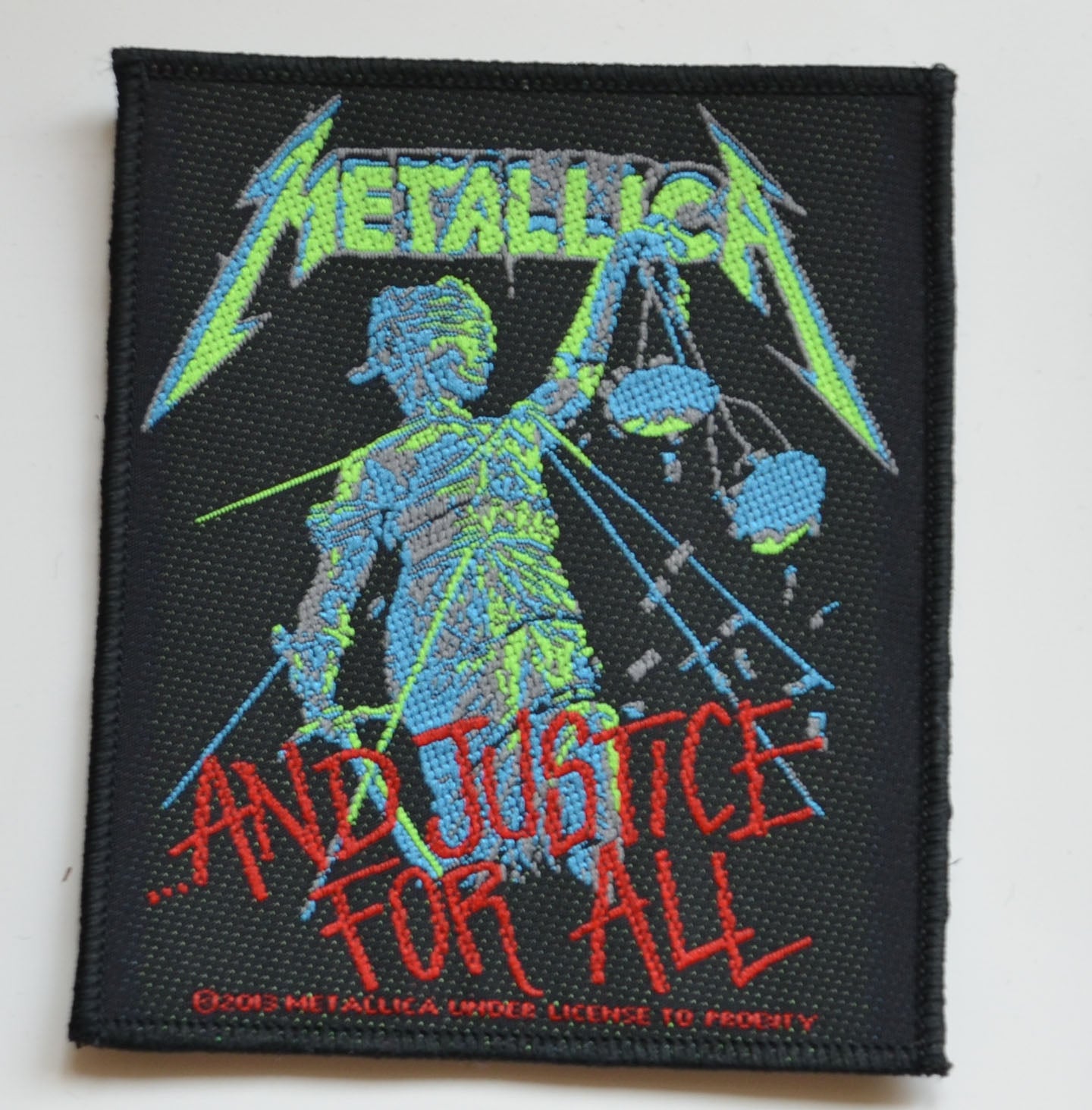 METALLICA - And Justice For All - 8,6 x 10,2 cm - Patch