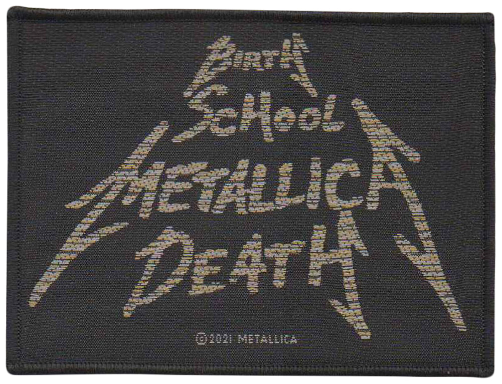 METALLICA - Birth, School, Metallica, Death - 10,2 x 7,5 cm - Patch