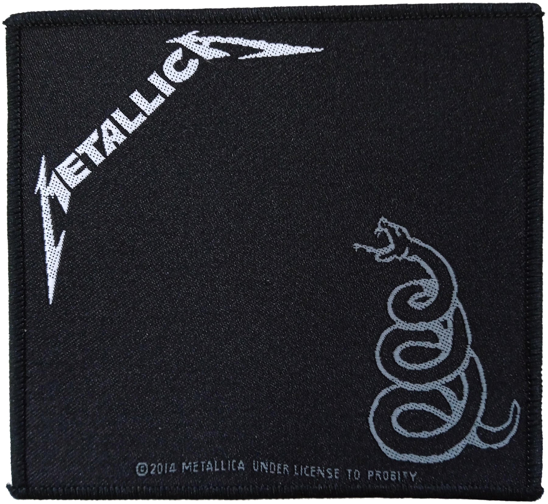 METALLICA - Black Album Cover - 10,1 x 9,5 cm - Patch