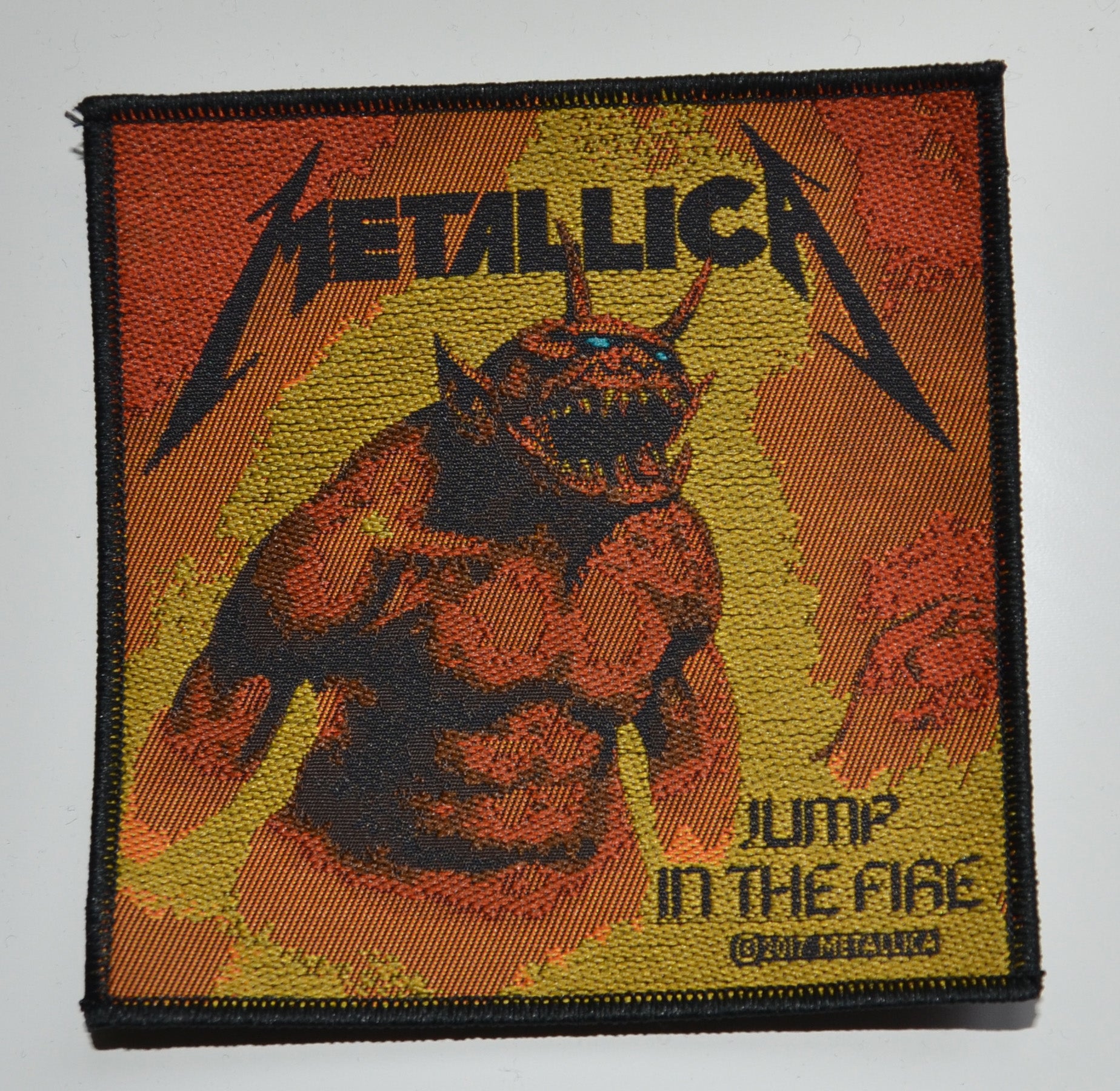 METALLICA - Jump In The Fire - 10,3 x 10,3 cm - Patch