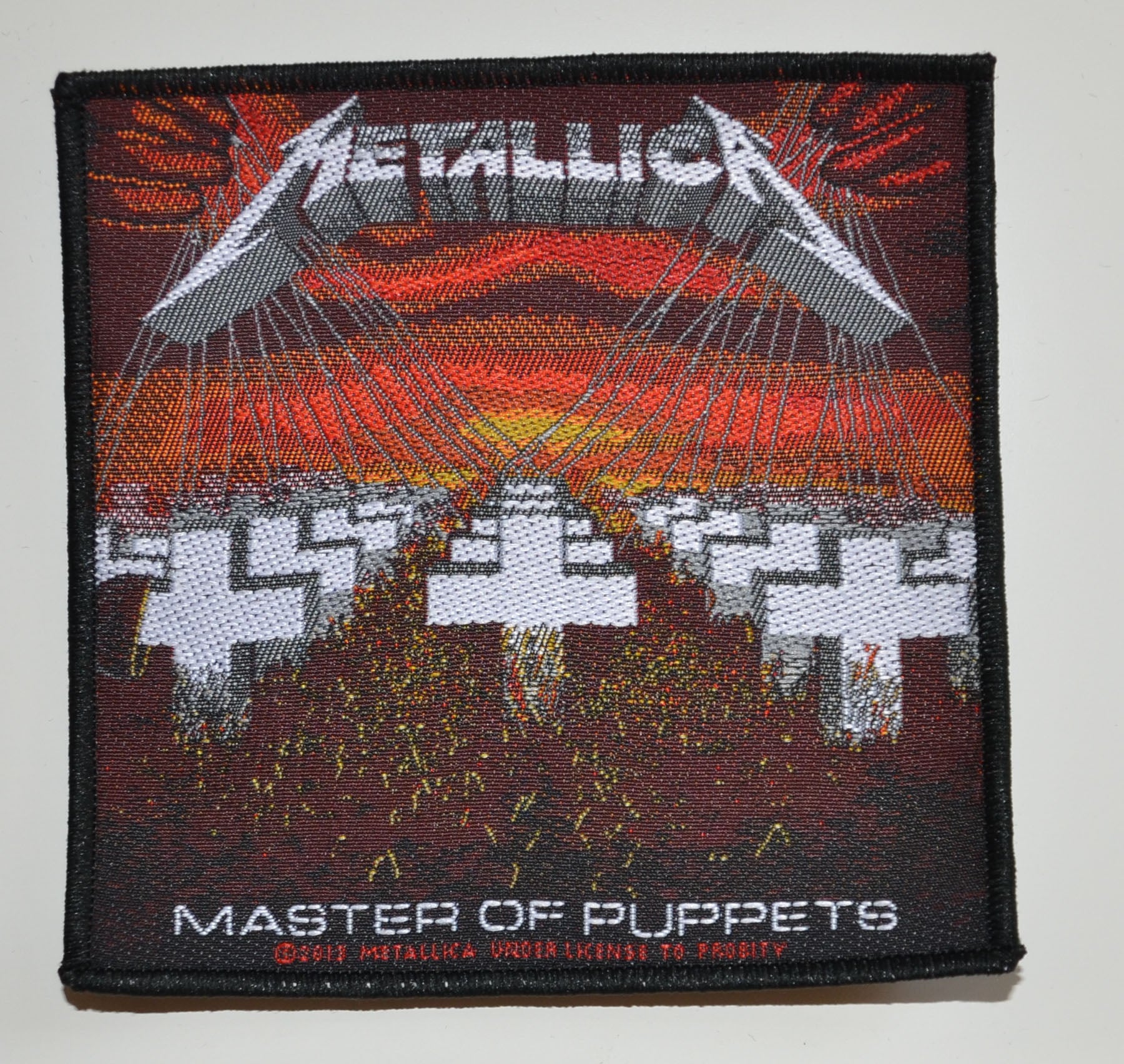 METALLICA - Master Of Puppets - 10,4 x 10,4 cm - Patch