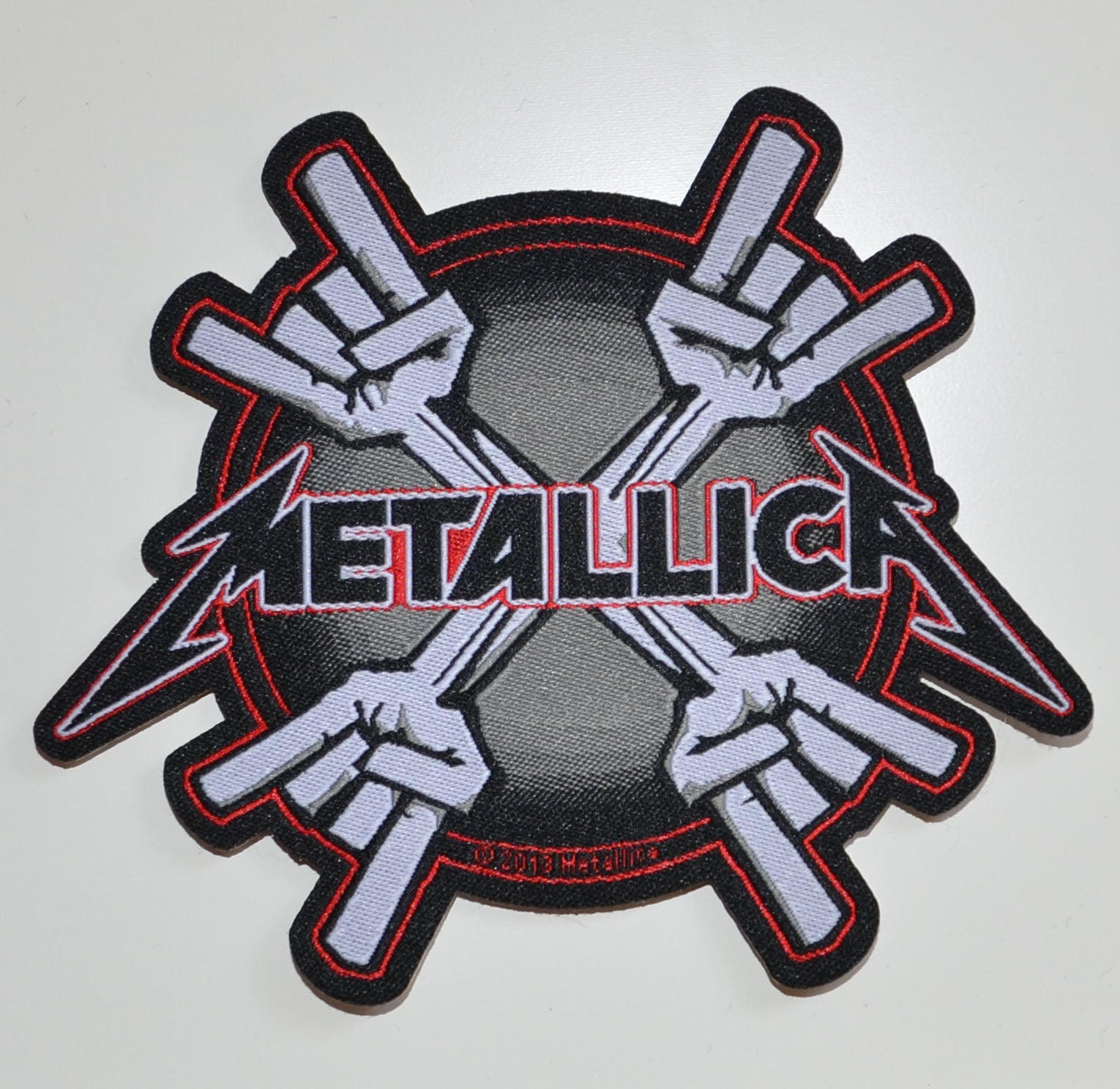 METALLICA - Metal Horns 10,5 x 9 cm - Patch