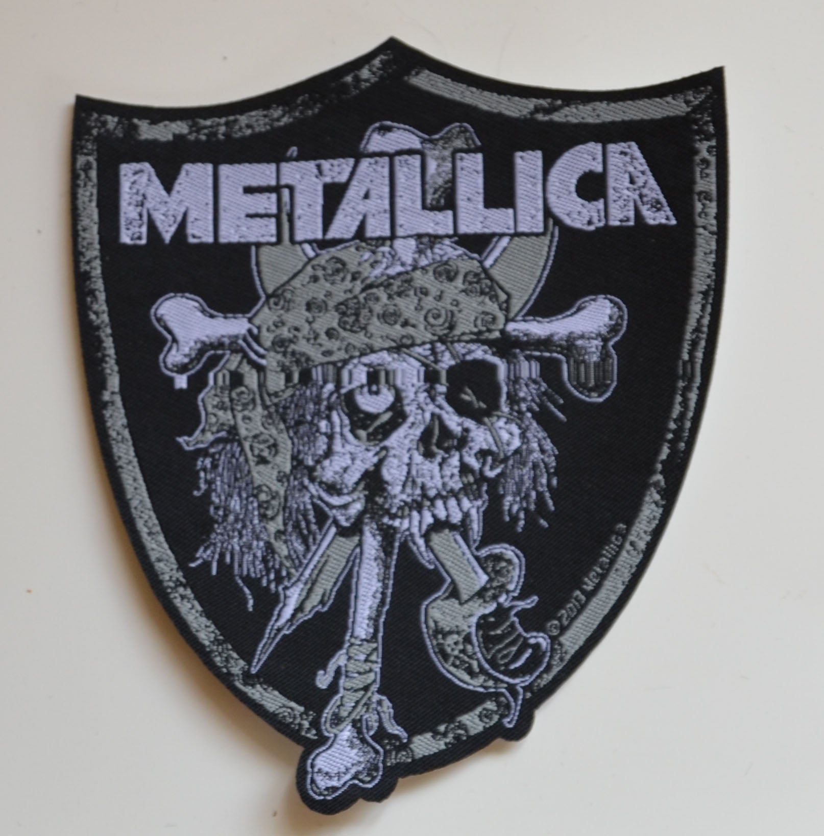 METALLICA - Raiders Skull - 10 x 11,5 cm - Patch