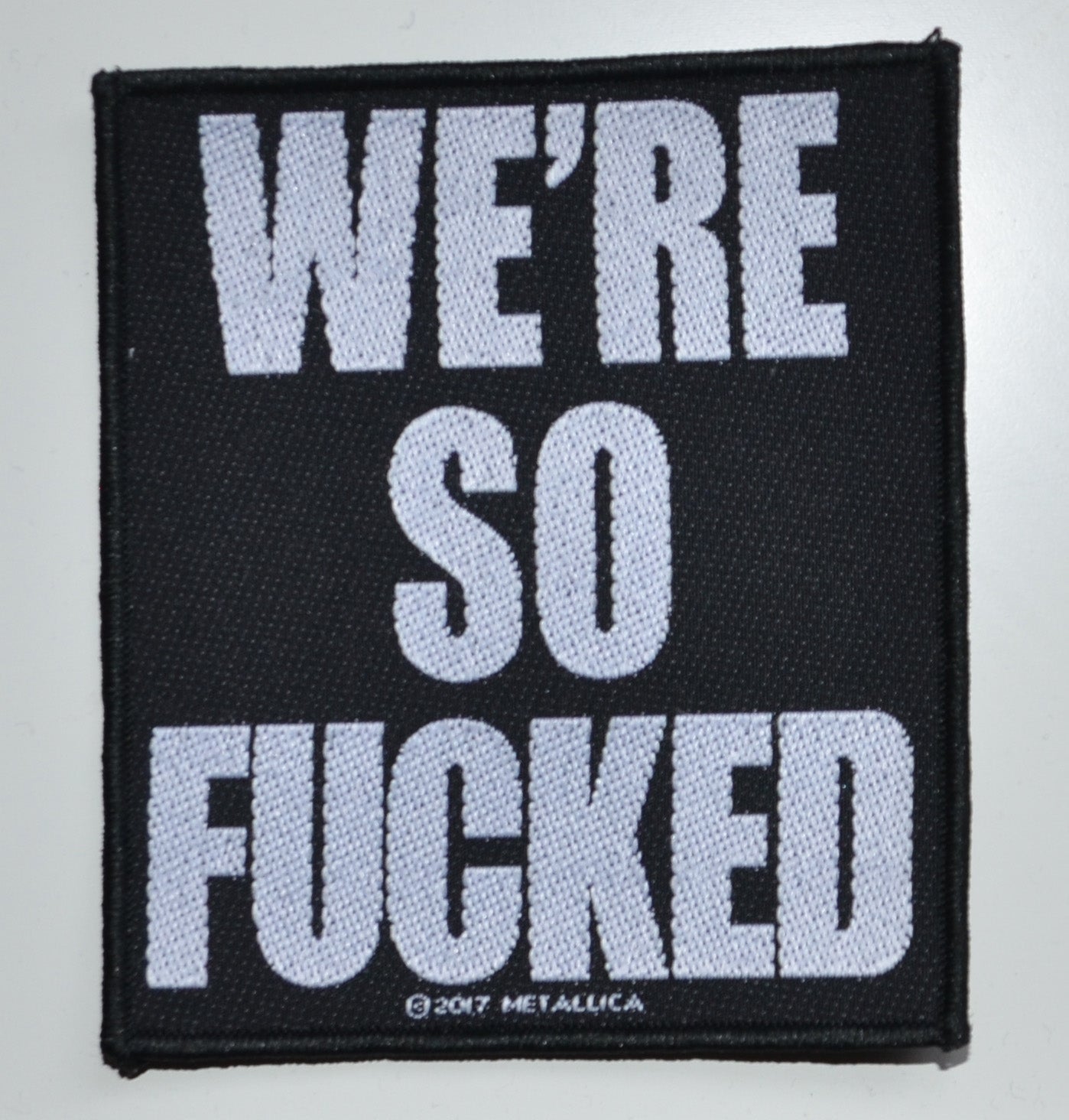 METALLICA - We're So Fucked - 9 x 10,3 cm - Patch