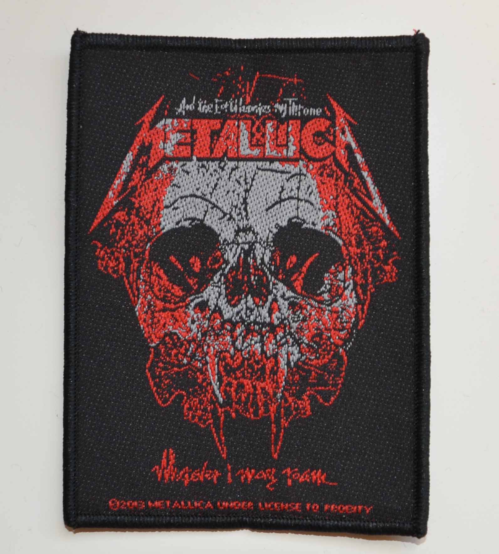 METALLICA - Wherever I May Roam 7,7 x 10,2 cm - Patch