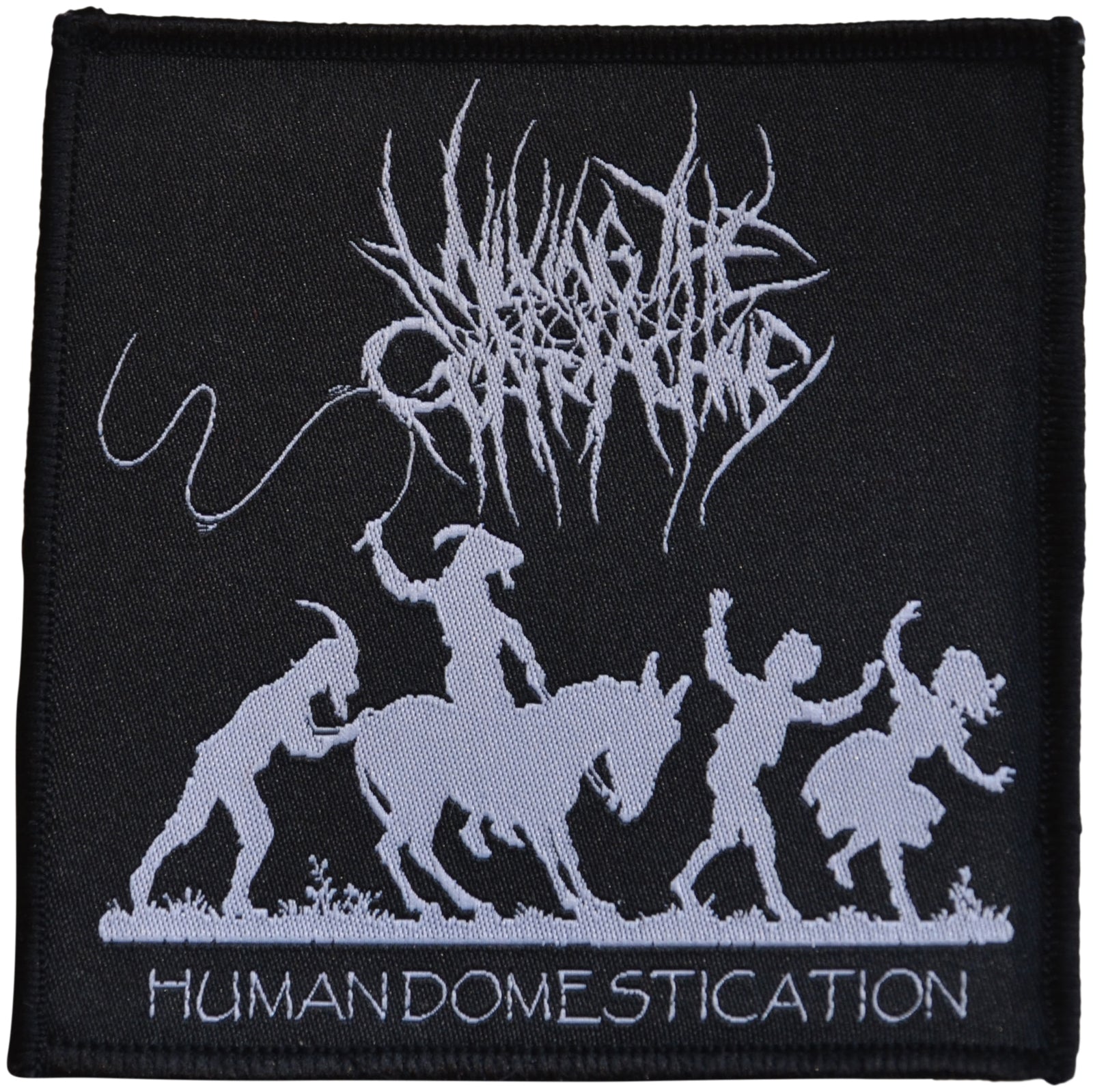 MILKING THE GOATMACHINE - Human Domestication - 10,5 x 10,5 cm - Patch