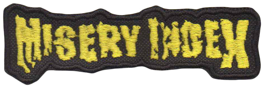MISERY INDEX - Logo - 12 x 3,7 cm - Patch