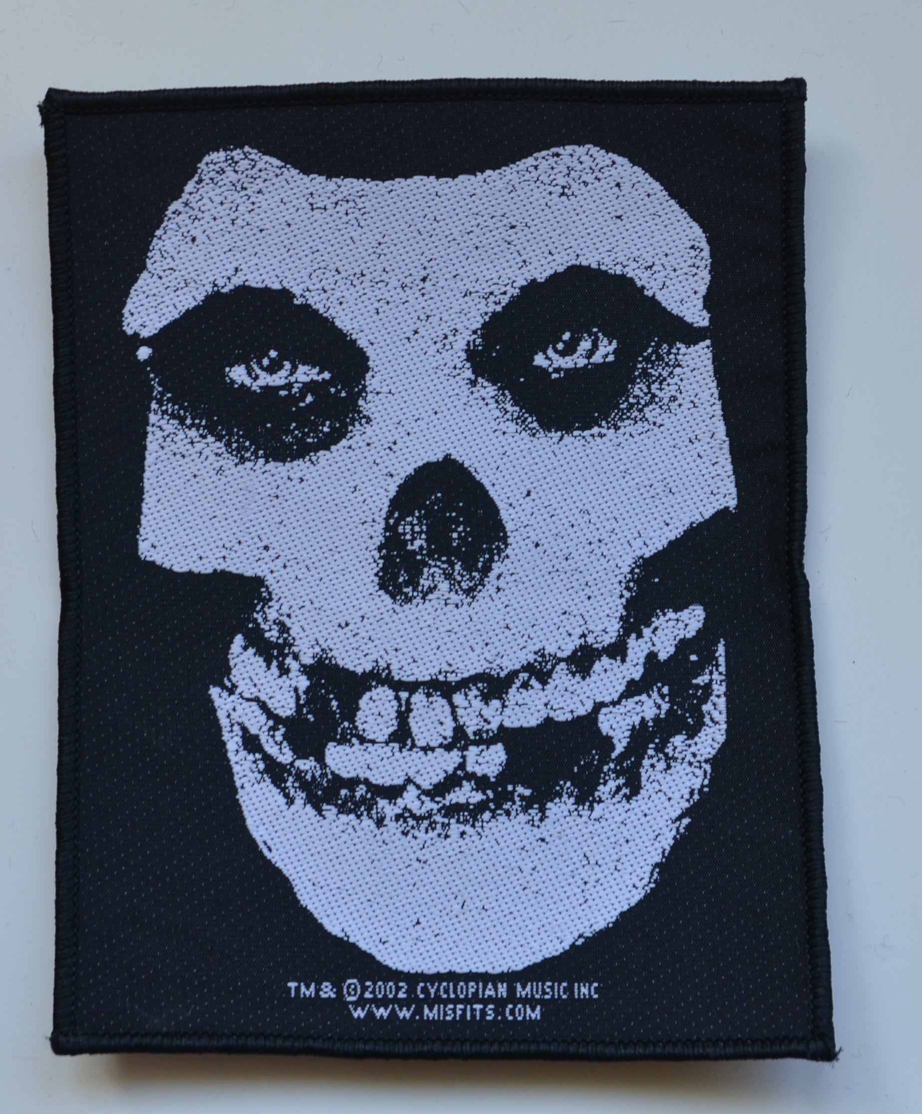 MISFITS - White Skull 10,3 cm x 13,3 cm - Patch