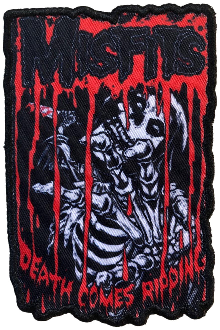 MISFITS - Death Comes Ripping - 10,1 x 6,7 cm - Printed - Patch