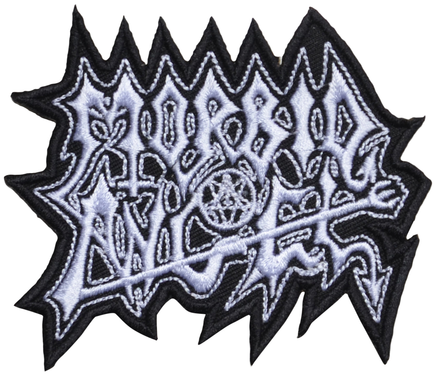 MORBID ANGEL - Cut Out Logo - 10 x 9 cm - Patch