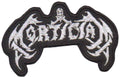 MORTICIAN - Cut Out Logo - 10 x 6,5 cm - Patch