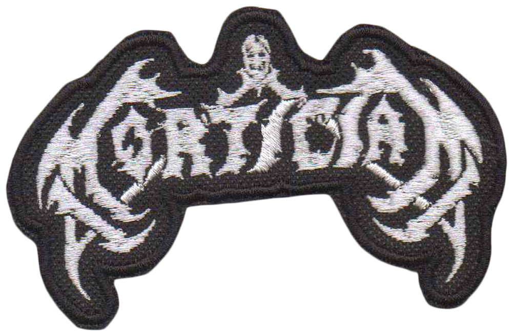 MORTICIAN - Cut Out Logo - 10 x 6,5 cm - Patch