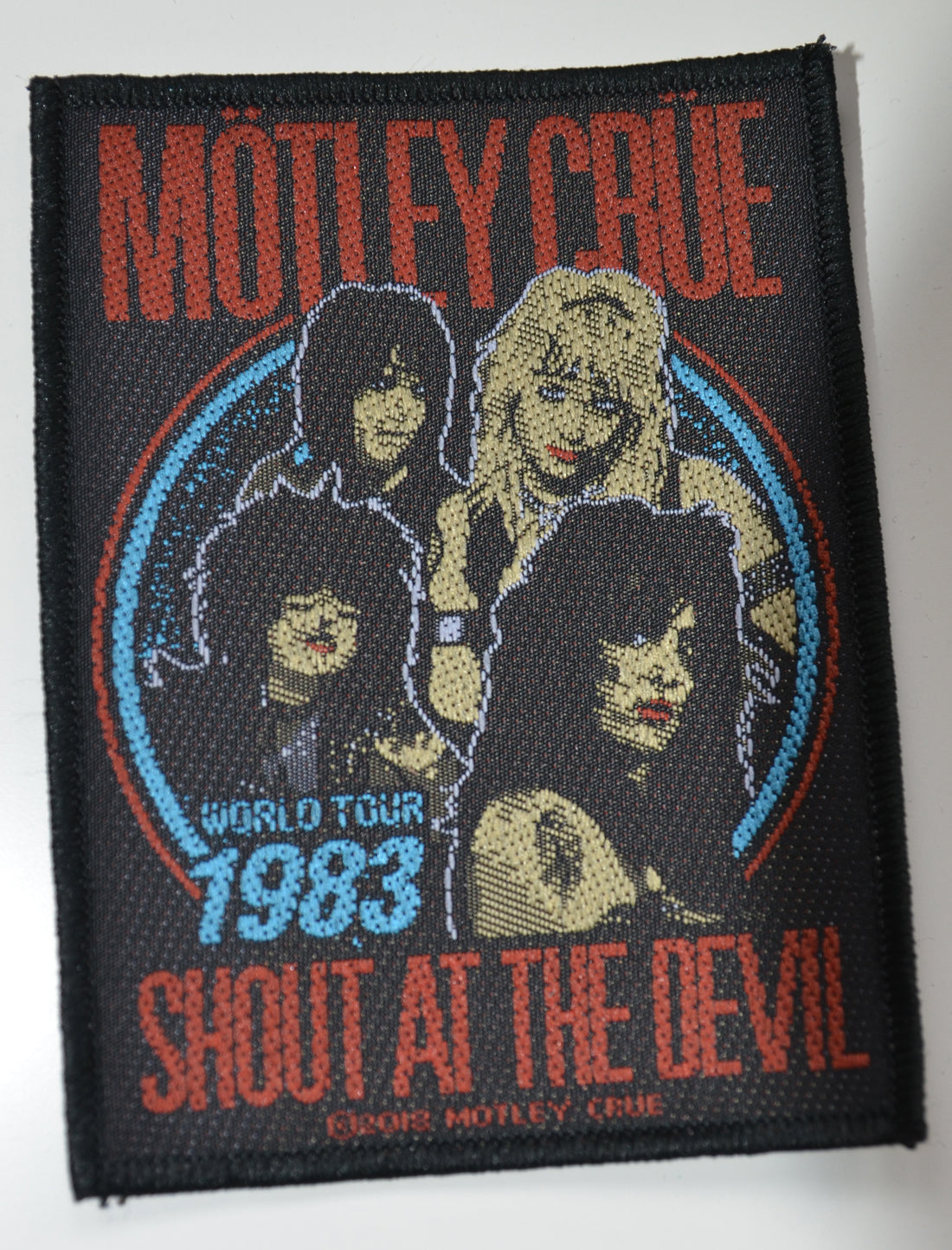 MÖTLEY CRÜE - Shout At The Devil - 7,7 x 10,3 cm - Patch