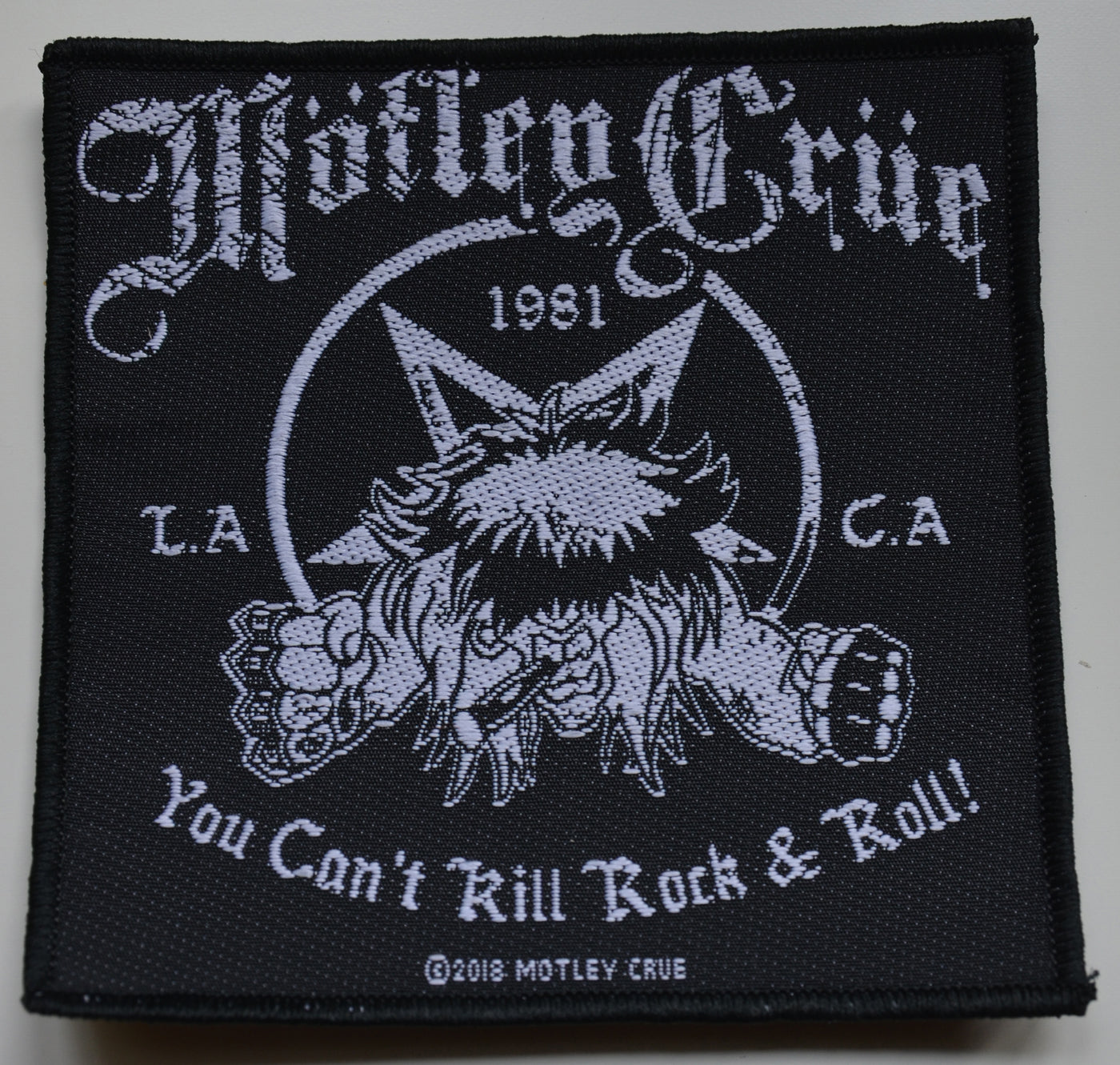 MÖTLEY CRÜE - You Can't Kill Rock n Roll - 10,2 cm x 10,2 cm - Patch