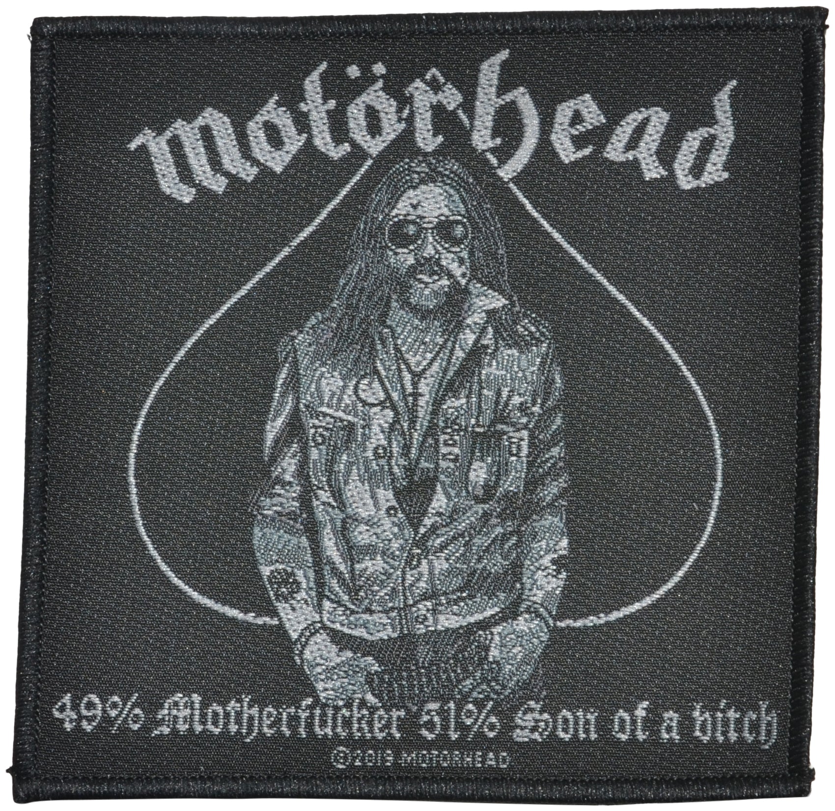 MOTORHEAD - 49% Motherfucker - 10,2 x 10,2 cm - Patch