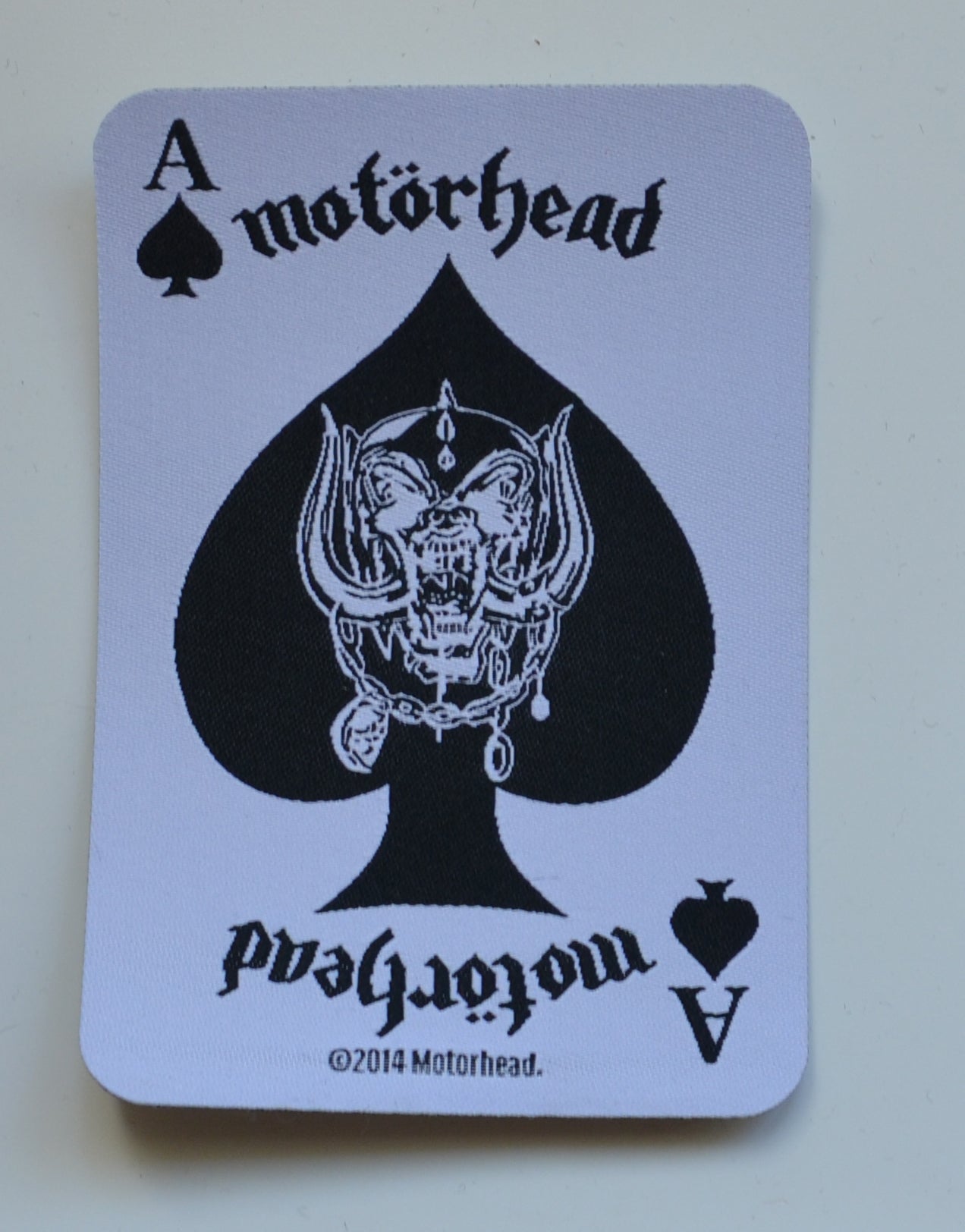 MOTORHEAD - Ace Of Spades Card - 7,2 cm x 10,2 cm - Patch