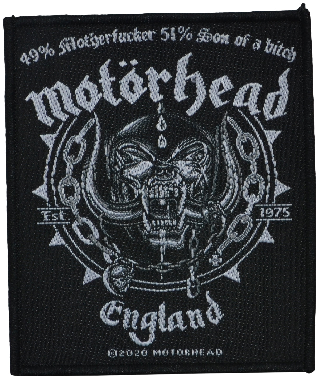 MOTORHEAD - Ball & Chain - 8,8 x 10,5 cm - Patch