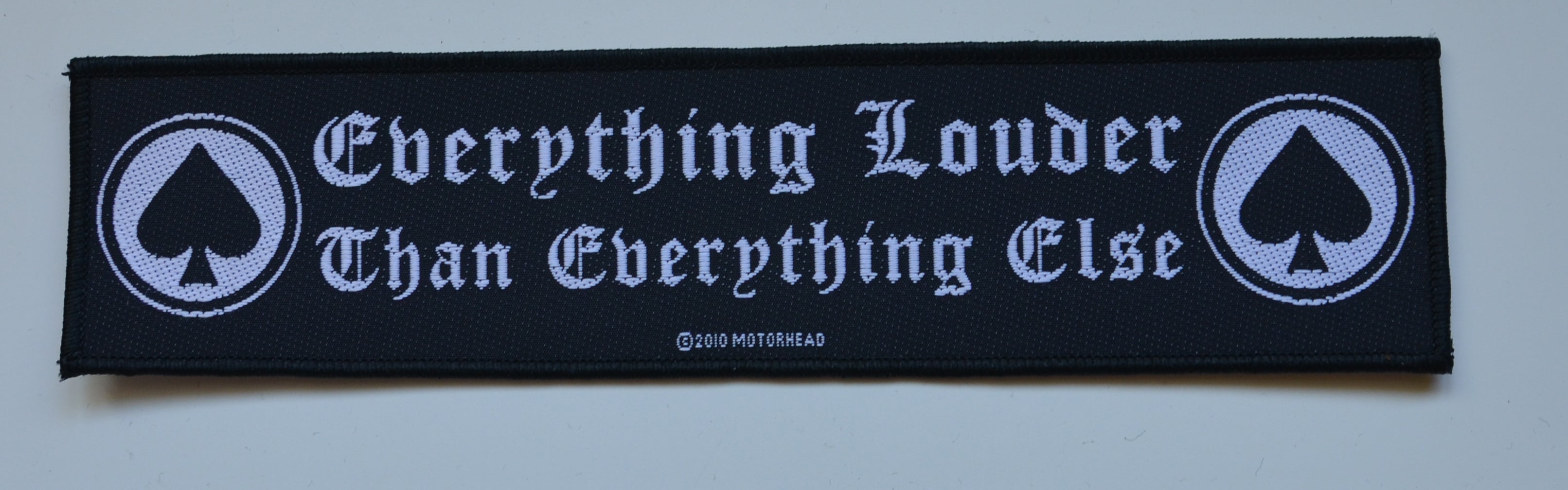 MOTORHEAD - Everything Louder - 20,7 x 5 cm - Patch