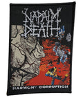 NAPALM DEATH - Harmony Corruption - Black Border - 11,9 x 8,6 cm - Patch