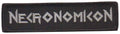 NECRONOMICON - Logo - 10,2 x 2,7 cm - Patch
