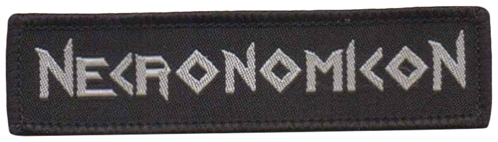 NECRONOMICON - Logo - 10,2 x 2,7 cm - Patch