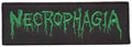 NECROPHAGIA - Logo - 12,5 x 4,3 cm ( Green Logo ) - Patch