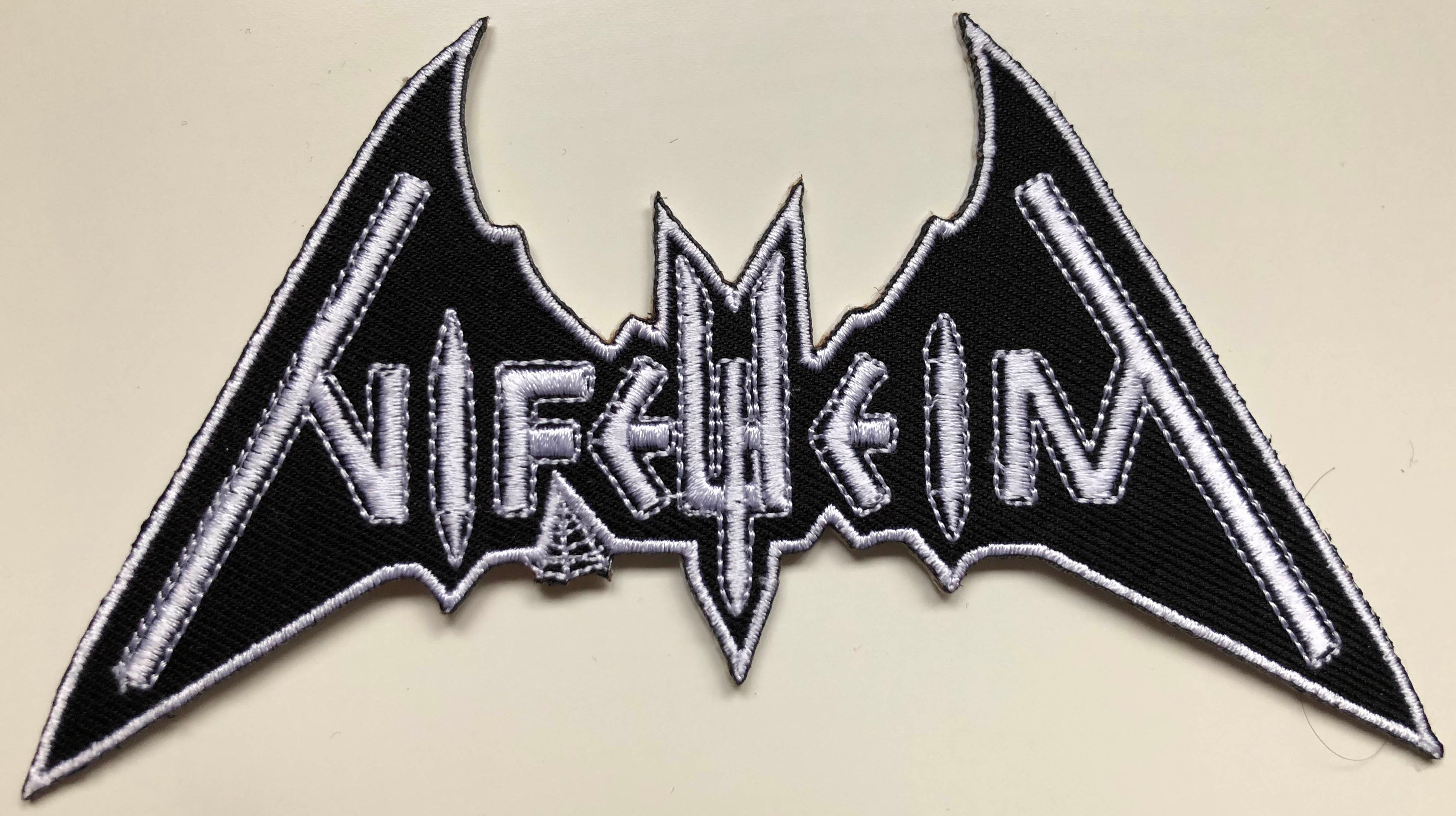 NIFELHEIM - Cut Out Logo - 15,2 x 8,5 cm - Patch